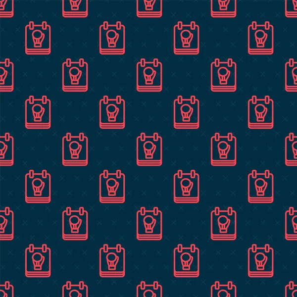 Kırmızı çizgi boks eldiveni simgesi siyah arka planda izole edilmiş. Vektör