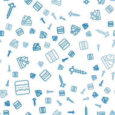 Toprak katmanlarını, inşaat matkabını ve arkeolojiyi pürüzsüz şablona ayarlayın. Vektör