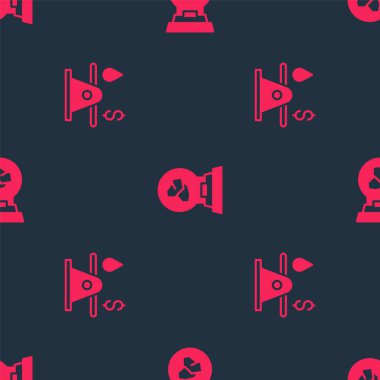 Petrol parası ve mineralli sergi ayarlayın, kayalar pürüzsüz desenli. Vektör