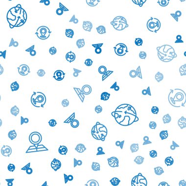 Çizgi katlanmış haritayı konum işaretleyicisiyle, Dünya 'nın yörüngesinde dönen uydu uyduları ve kusursuz desen üzerinde harita pimi ile ayarla. Vektör