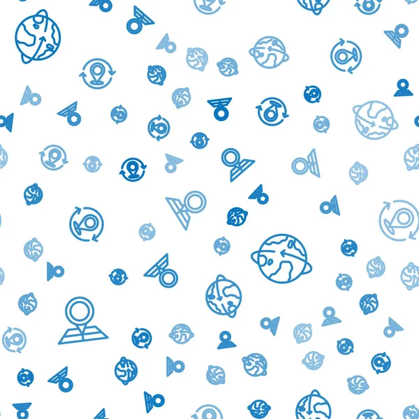 Çizgi katlanmış haritayı konum işaretleyicisiyle, Dünya 'nın yörüngesinde dönen uydu uyduları ve kusursuz desen üzerinde harita pimi ile ayarla. Vektör