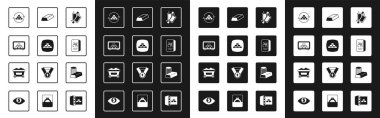 Set Gold bars, Safe with gold, exchange money, 24k, coin and Mine cart icon. Vector