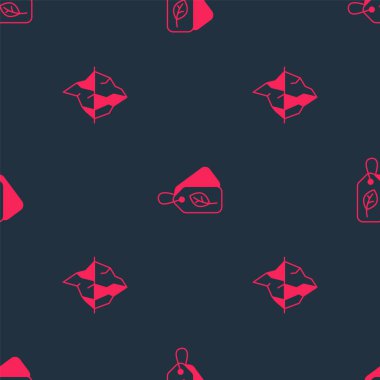 Iceberg ve Tag 'i yapraklı ve pürüzsüz hale getirin. Vektör.