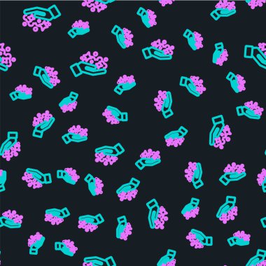 Altın madeni simgesi siyah arkaplanda izole edilmiş. Vektör.