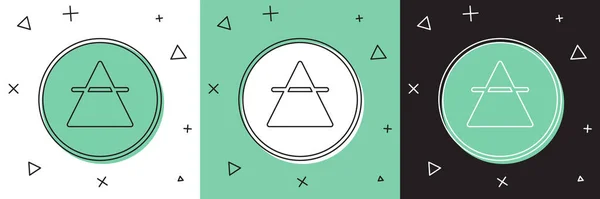 Définir Élément Air Icône Symbole Alchimie Isolé Sur Fond Blanc — Image vectorielle
