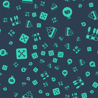 Mineralli maden sergisi Arkeoloji ve Toprak analizini kusursuz şablona ayarla. Vektör.