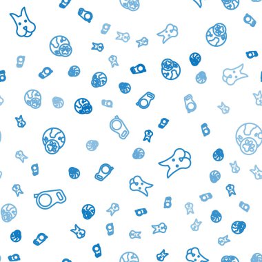 İpi geri çekilebilir tasma Köpek ve Dünya 'nın evcil hayvanını kusursuz bir kalıba sokun. Vektör.