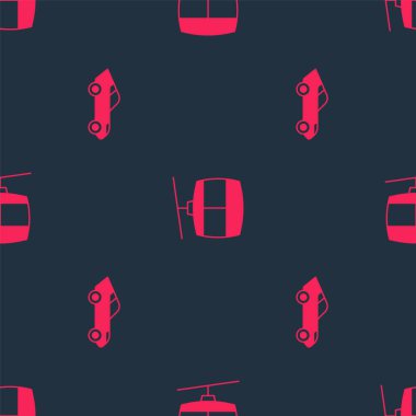 Araba ve Kablolu TV 'yi kusursuz şekilde ayarla. Vektör.