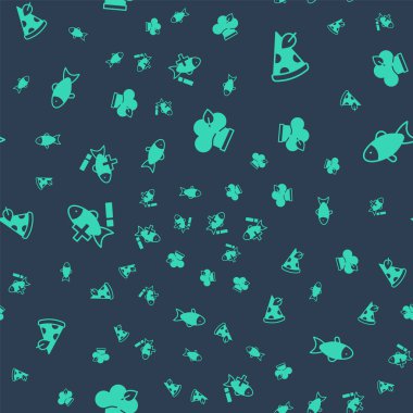 Vejetaryen yemeği diyet pizza dilimini hazırla. Balık ve balık olmasın. Vektör.