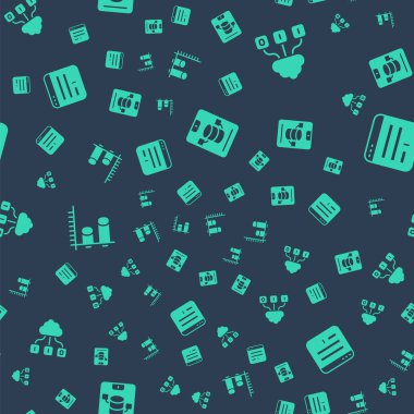 Sunucu, Data, Web Sunuculuğu, Bulut teknolojisi veri transferi, analiz ve tarayıcı penceresini pürüzsüz desen üzerine ayarla. Vektör