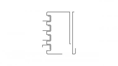 Siyah çizgi Not Defteri simgesi beyaz arkaplanda izole edildi. Spiral not defteri simgesi. Okul defteri. Yazı tahtası. Okul günlüğü. 4K Video hareketli grafik canlandırması.