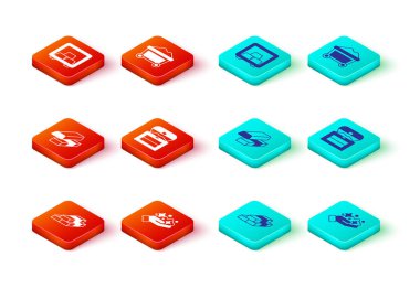 Stacks kağıt para nakit altın madeni Antika hazine sandığı altın ve kasa külçeleri ikonuyla değiştirildi. Vektör.