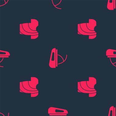 Set Cycling t-shirt and Bicycle helmet on seamless pattern. Vector.