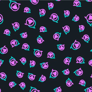 Wi-Fi kablosuz internet ağı sembolü simgesi siyah arkaplanda izole edilmiş. Vektör.