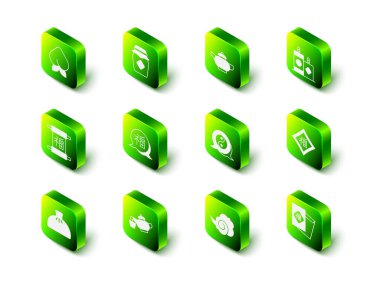 Ballı Çin çayı seremonisi Havai fişek Yeni Yin Yang sembolü Sihirli sis dumanı ve simgesi. Vektör.