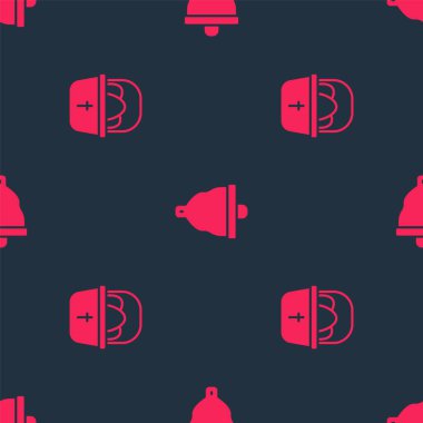 Paskalya yumurtaları ve kilise çanlarıyla dolu bir sepet hazırlayın. Vektör.