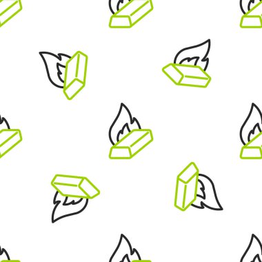 Erimiş altın beyaz arka planda izole edilmiş ikon dökülüyor. Kepçeden erimiş metal döküldü. Vektör.