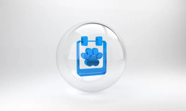 Kék Naptár Ápolás Ikon Elszigetelt Szürke Háttér Eseményemlékeztető Szimbólum Üvegkör — Stock Fotó