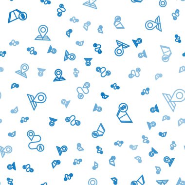 Hat güzergahı trafiğini ayarlayın ve işaretli yol haritasını pürüzsüz bir şablona ayarlayın. Vektör.