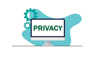 Bilgisayar ekranında metin Özelliği, Veri Koruma, güvenlik önemli bilgiler, İş, Teknoloji, İnternet, Ağ.