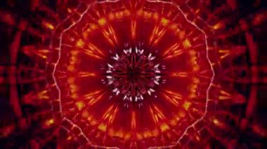 soyut kaleydoskop biçimi 3d canlandırma canlandırması