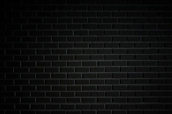 Abstract Black Brick Wall Texture Pattern Background Side View Old — Stock Photo, Image