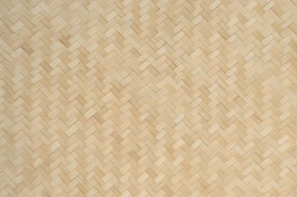 Artesanato Bambu Tecido Textura Fundo — Fotografia de Stock