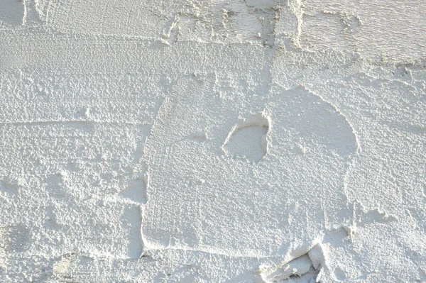 Texture Blanche Fond Mural Plâtre Ciment Surface Mur Extérieur Bâtiment — Photo
