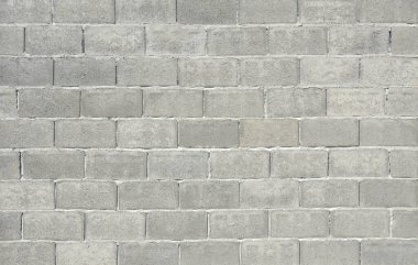 Beton bloktan duvar arkası. Klasik beton, dikişsiz yüzey..