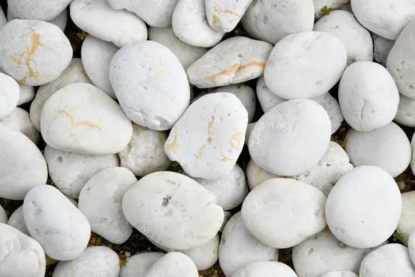 Witte Stenen Rotsen Stapel Achtergrond — Stockfoto