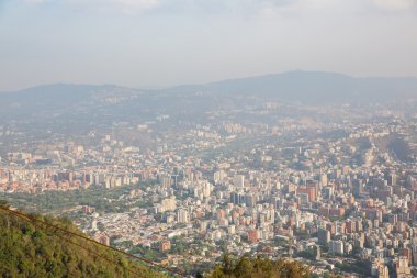 Caracas şehir Üstten Görünüm.