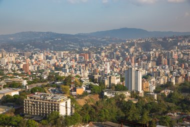 Caracas şehir Üstten Görünüm.
