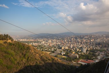Caracas şehir Üstten Görünüm.