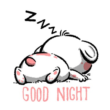 Güzel tee grafik duvar resimleri pijama çizgi film karakteri tekstil kartpostal çıkartması tasarımı 