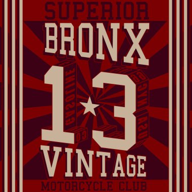 Amerikan forması ve tişört tasarımı için klasik tipografi. vektör illüstrasyonu