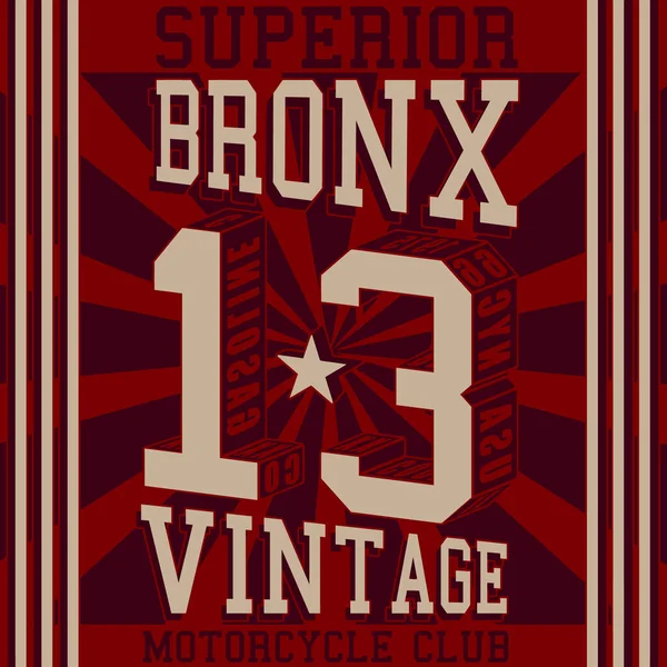 Tipografía Vintage Para Diseño Camisetas Con Jersey Americano Ilustración Vectorial — Vector de stock