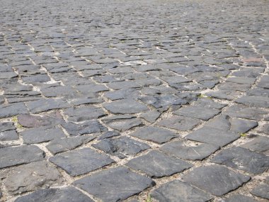 Old medieval stone fort wall texture. Stone wall texture background selective focus.