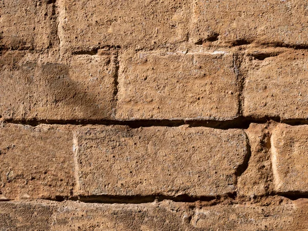 Brick Texture Background Ruins Brick Wall — 스톡 사진