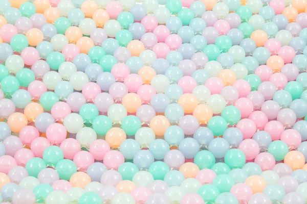 Colorful glass beads background, Close up — Stock Photo, Image