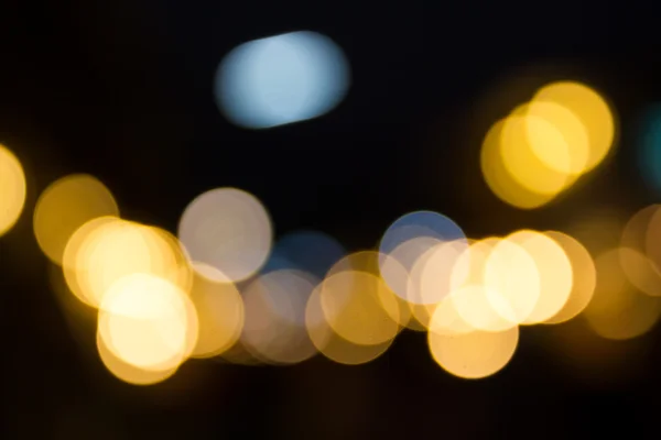 Abstrato rua luz bokeh — Fotografia de Stock