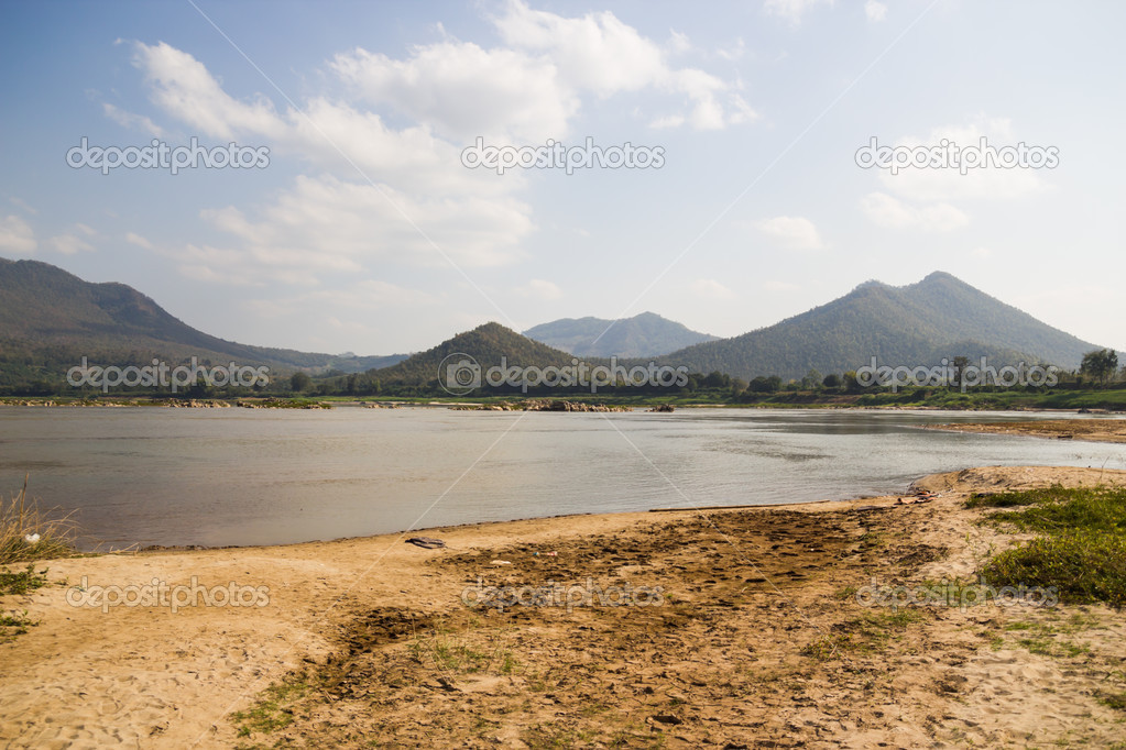 Mekong River view take from Chiang Khan