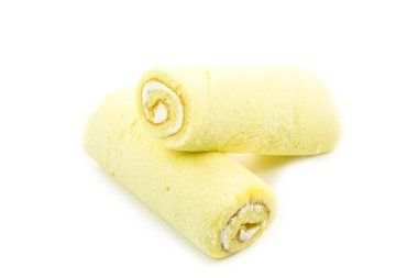 izole krem ile reçel rulo pasta