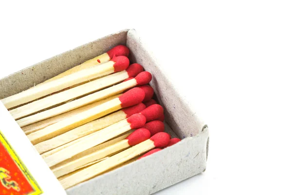 Group of matches isolated — Stock Photo, Image