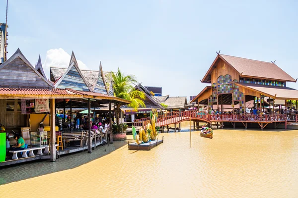 The 4-Region Floating Market — Stock Photo, Image