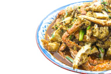 Tay biber salça ile kızartılmış Yengeç