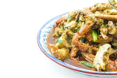 Tay biber salça ile kızartılmış Yengeç