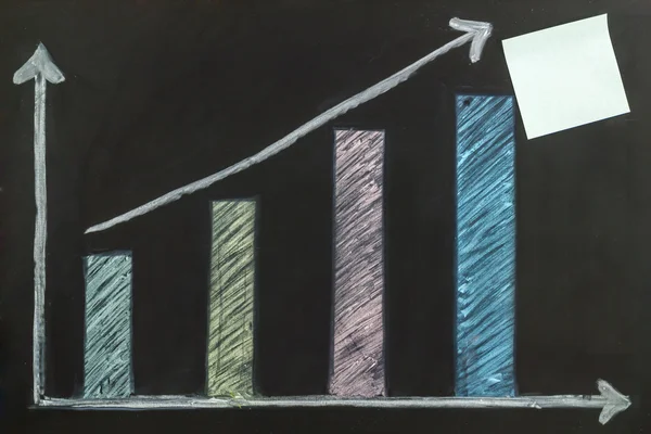 Growth Business graph — Stock Photo, Image