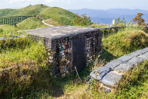 Old barracks on mountain at Thong Pha Phum National Park — Stock Photo, Image