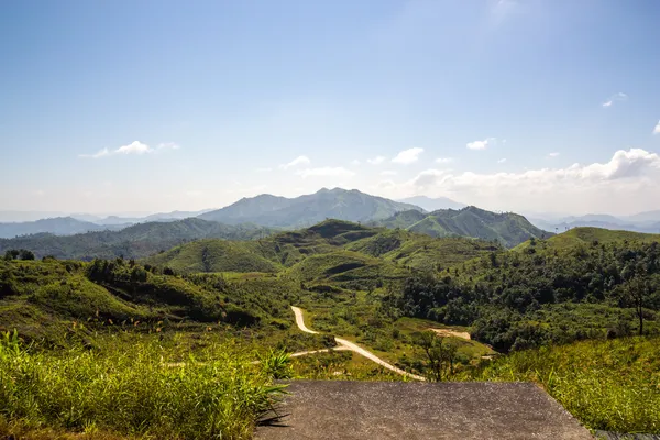 Mountain view at Thong Pha Phum National Park — Stock Photo, Image