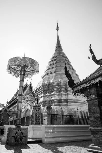 Zlatá pagoda Wat Phra That Doi Suthep — Stock fotografie